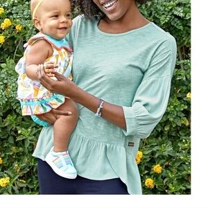 Matilda Jane Teal top Small